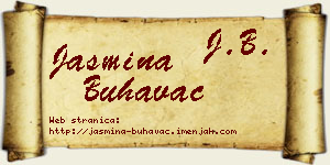 Jasmina Buhavac vizit kartica